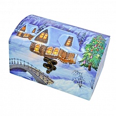 Купить Подарок Сундук "Домик в деревне"
