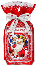 Купить Новогодние мешочки -   Скоро будем (красный)