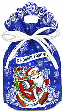Купить Новогодние мешочки - Мешочек Сказка постучится в дом синий